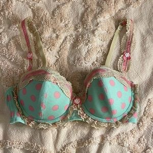 Soleil Lingerie | Whimsical Dots & Lace Bra